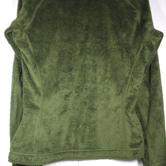 Mountain Hardwear Women's Sz Small Green Turtleneck Fleece Sweater Pullover - Picture 9 of 11